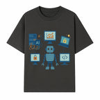 AI Robot Technology Illustration for Data Security, Analytics, and Coding - Digital Art Print for Tech Enthusiasts - T-shirt 1758004725414.jpg