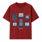 AI Robot Technology Illustration for Data Security, Analytics, and Coding - Digital Art Print for Tech Enthusiasts - T-shirt 1758004726181.jpg
