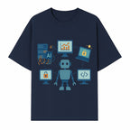 AI Robot Technology Illustration for Data Security, Analytics, and Coding - Digital Art Print for Tech Enthusiasts - T-shirt 1758004726362.jpg