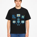 AI Robot Technology Illustration for Data Security, Analytics, and Coding - Digital Art Print for Tech Enthusiasts - T-shirt 1758004728023.jpg