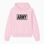 Bold 'ARMY' Graphic Print Wall Art Decor - Military-Inspired Home Decoration - Perfect for Veterans and Army Enthusiasts - Hoodie 1758008558555.jpg