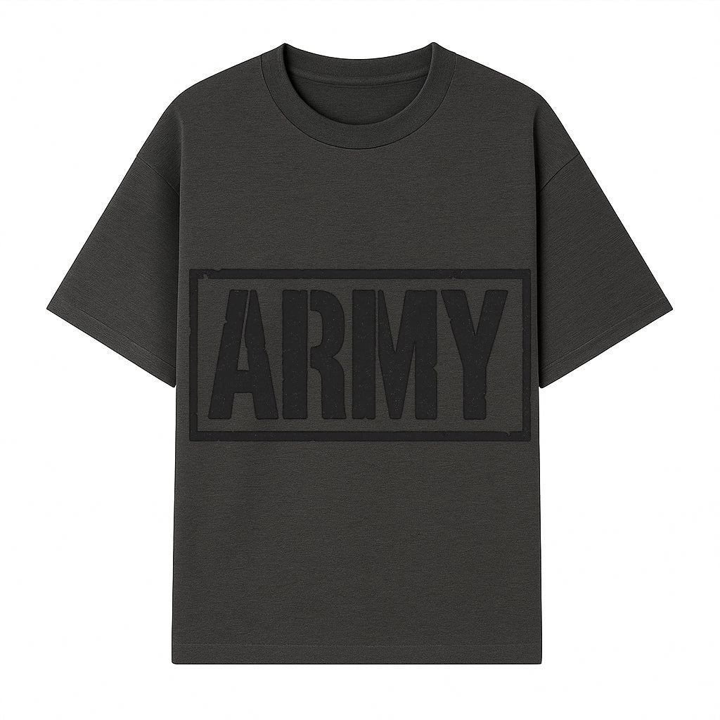 Bold 'ARMY' Graphic Print Wall Art Decor - Military-Inspired Home Decoration - Perfect for Veterans and Army Enthusiasts - T-shirt 1758008560868.jpg