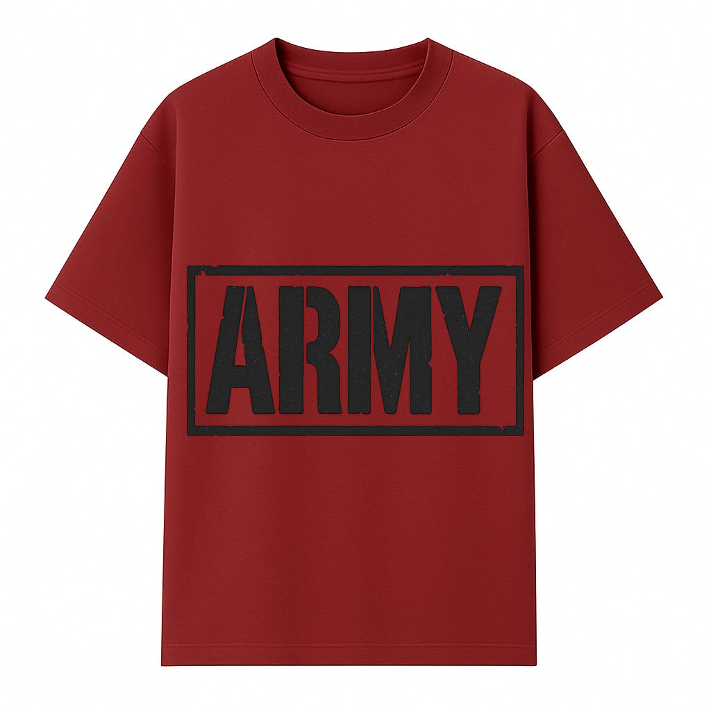 Bold 'ARMY' Graphic Print Wall Art Decor - Military-Inspired Home Decoration - Perfect for Veterans and Army Enthusiasts - T-shirt 1758008561483.jpg