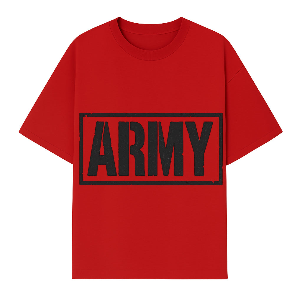 Bold 'ARMY' Graphic Print Wall Art Decor - Military-Inspired Home Decoration - Perfect for Veterans and Army Enthusiasts - T-shirt 1758008561721.jpg