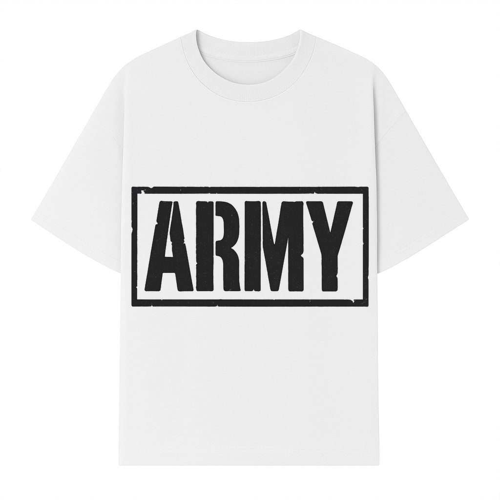 Bold 'ARMY' Graphic Print Wall Art Decor - Military-Inspired Home Decoration - Perfect for Veterans and Army Enthusiasts - T-shirt 1758008561965.jpg