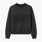 Bold 'ARMY' Graphic Print Wall Art Decor - Military-Inspired Home Decoration - Perfect for Veterans and Army Enthusiasts - Sweatshirt 1758008563680.jpg