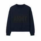 Bold 'ARMY' Graphic Print Wall Art Decor - Military-Inspired Home Decoration - Perfect for Veterans and Army Enthusiasts - Sweatshirt 1758008564486.jpg