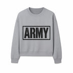 Bold 'ARMY' Graphic Print Wall Art Decor - Military-Inspired Home Decoration - Perfect for Veterans and Army Enthusiasts - Sweatshirt 1758008564747.jpg