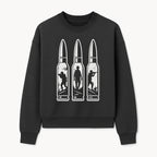 Bullet Art Print with Soldier Silhouettes | Military Decor | Unique Wall Art for Gun Enthusiasts | Home or Office Decoration - Sweatshirt 1758008565527.jpg