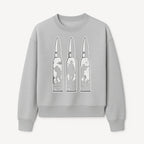 Bullet Art Print with Soldier Silhouettes | Military Decor | Unique Wall Art for Gun Enthusiasts | Home or Office Decoration - Sweatshirt 1758008565817.jpg