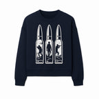 Bullet Art Print with Soldier Silhouettes | Military Decor | Unique Wall Art for Gun Enthusiasts | Home or Office Decoration - Sweatshirt 1758008566588.jpg