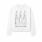 Bullet Art Print with Soldier Silhouettes | Military Decor | Unique Wall Art for Gun Enthusiasts | Home or Office Decoration - Sweatshirt 1758008567062.jpg