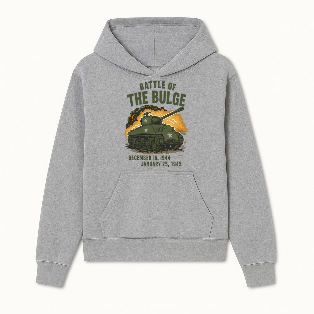 Battle of the Bulge Tank Art Print | WWII Historical Decor | December 16, 1944 - January 25, 1945 | Military Wall Art - Hoodie 1758008575754.jpg