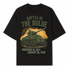 Battle of the Bulge Tank Art Print | WWII Historical Decor | December 16, 1944 - January 25, 1945 | Military Wall Art - T-shirt 1758008578317.jpg