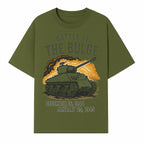 Battle of the Bulge Tank Art Print | WWII Historical Decor | December 16, 1944 - January 25, 1945 | Military Wall Art - T-shirt 1758008578627.jpg