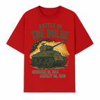 Battle of the Bulge Tank Art Print | WWII Historical Decor | December 16, 1944 - January 25, 1945 | Military Wall Art - T-shirt 1758008579404.jpg
