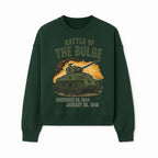 Battle of the Bulge Tank Art Print | WWII Historical Decor | December 16, 1944 - January 25, 1945 | Military Wall Art - Sweatshirt 1758008581545.jpg
