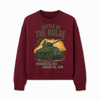 Battle of the Bulge Tank Art Print | WWII Historical Decor | December 16, 1944 - January 25, 1945 | Military Wall Art - Sweatshirt 1758008582064.jpg