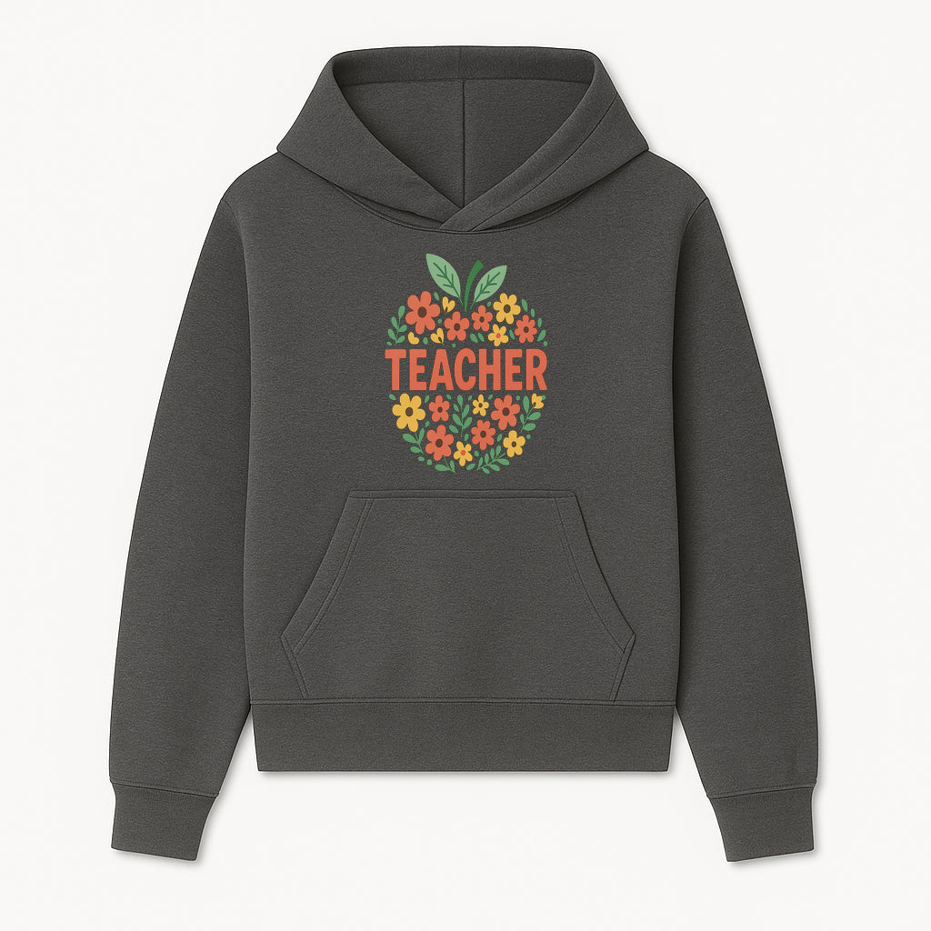 Floral Teacher Appreciation Wall Art Print, Cute Teacher Gift, Colorful Classroom Decor, Inspirational Teacher Sign, Spring Design - Hoodie 1758093362427.jpg