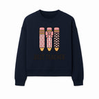 Best Teacher Pencil Design Tee - Cute Teacher Gift, Education Apparel, School Appreciation, Creative Classroom Style - Sweatshirt 1758093362832.jpg