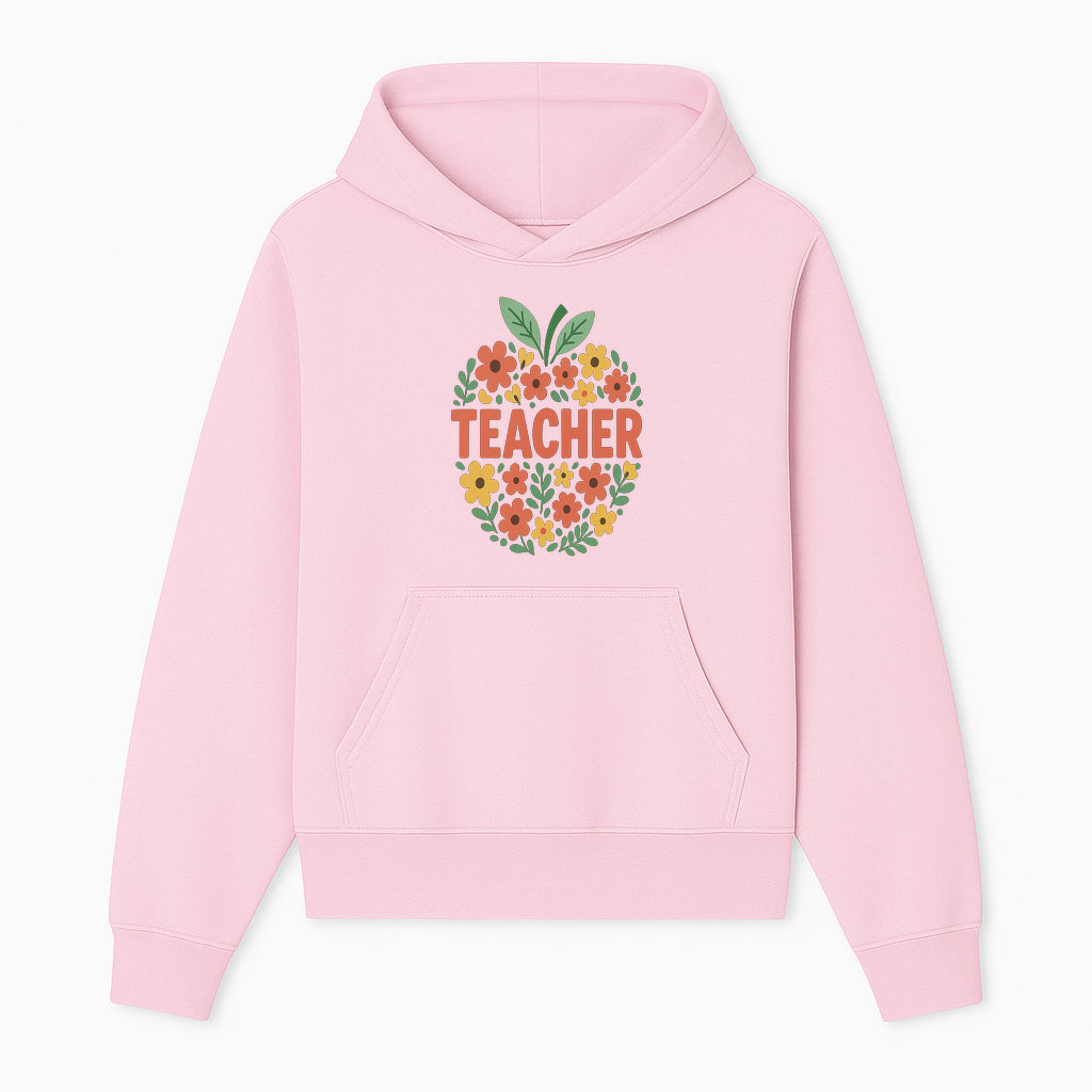 Floral Teacher Appreciation Wall Art Print, Cute Teacher Gift, Colorful Classroom Decor, Inspirational Teacher Sign, Spring Design - Hoodie 1758093363147.jpg