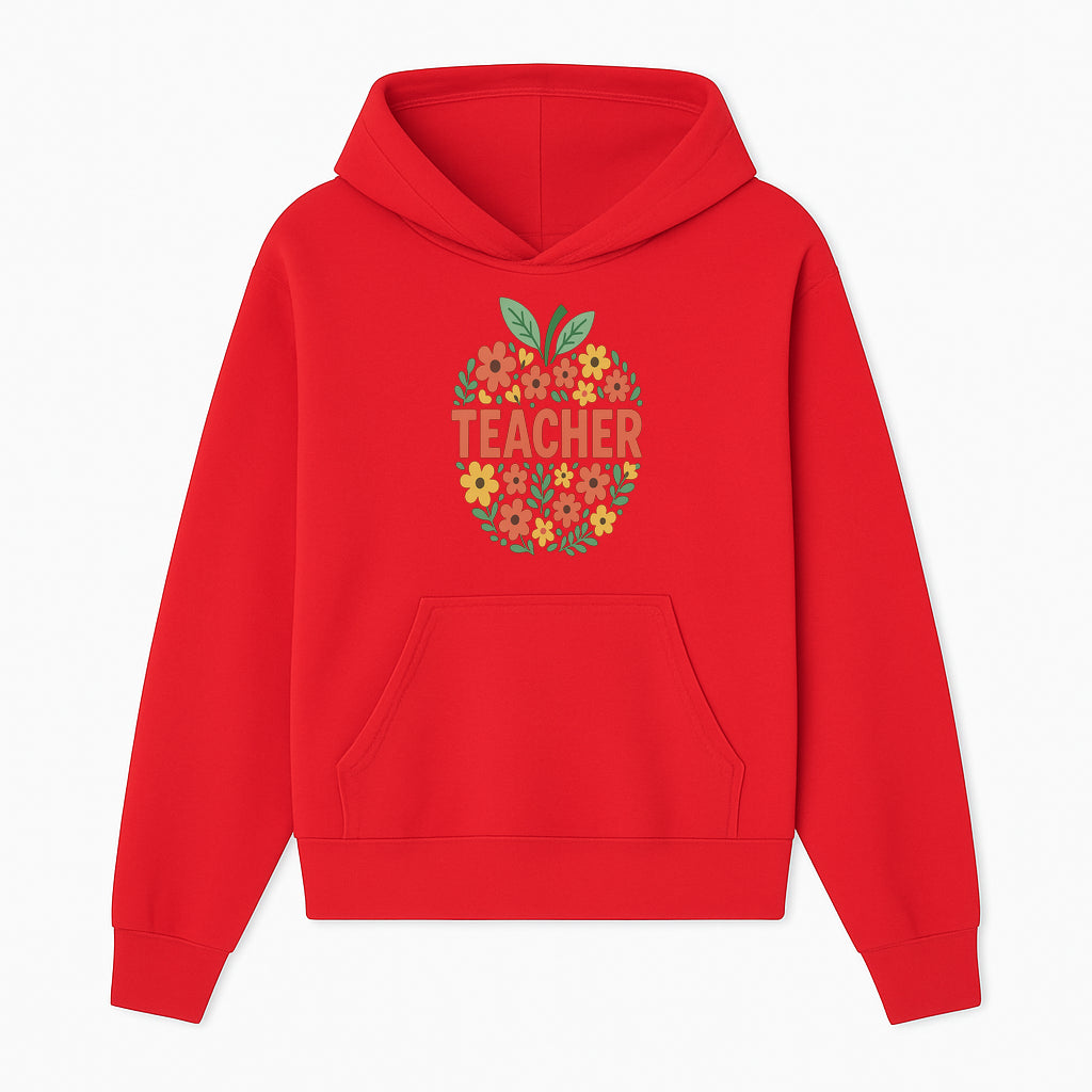 Floral Teacher Appreciation Wall Art Print, Cute Teacher Gift, Colorful Classroom Decor, Inspirational Teacher Sign, Spring Design - Hoodie 1758093363633.jpg