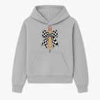 Checkered Bow and Pencil Wall Art Decor - Back to School Classroom Decoration, Cute Student Gift, Teacher Appreciation - Hoodie 1758093363636.jpg