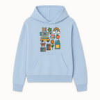 Be Kind Back to School Art Print with Rainbow, Flower, Bus, Crayons, Books, Apple - Classroom Decor for Kids - Hoodie 1758093364226.jpg
