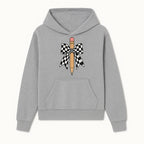 Checkered Bow and Pencil Wall Art Decor - Back to School Classroom Decoration, Cute Student Gift, Teacher Appreciation - Hoodie 1758093364384.jpg