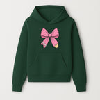 Pink Bow with Pencil Design, Cute Stationery Decor, Gift for Teachers, School Supplies, Arts and Crafts, Kawaii Aesthetic Accessories - Hoodie 1758093364638.jpg