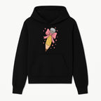 Cute Pencil with Pink Bow and Stars - Kawaii Art Print, Stationery Decor, Classroom Wall Art, Gift for Students or Teachers - Hoodie 1758093364703.jpg