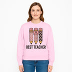 Best Teacher Pencil Design Tee - Cute Teacher Gift, Education Apparel, School Appreciation, Creative Classroom Style - Sweatshirt 1758093364736.jpg