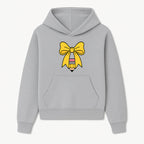Yellow Bow and Pencil Graphic Art Print, Cute Back to School Decor, Creative Classroom Wall Art, Kids Room Decoration - Hoodie 1758093365156.jpg