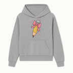 Cute Pencil with Pink Bow and Stars - Kawaii Art Print, Stationery Decor, Classroom Wall Art, Gift for Students or Teachers - Hoodie 1758093365197.jpg