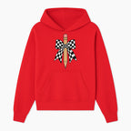 Checkered Bow and Pencil Wall Art Decor - Back to School Classroom Decoration, Cute Student Gift, Teacher Appreciation - Hoodie 1758093365269.jpg