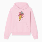 Cute Pencil with Pink Bow and Stars - Kawaii Art Print, Stationery Decor, Classroom Wall Art, Gift for Students or Teachers - Hoodie 1758093365553.jpg