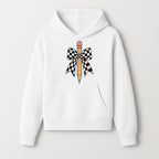 Checkered Bow and Pencil Wall Art Decor - Back to School Classroom Decoration, Cute Student Gift, Teacher Appreciation - Hoodie 1758093365649.jpg
