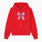 Pink Bow with Pencil Design, Cute Stationery Decor, Gift for Teachers, School Supplies, Arts and Crafts, Kawaii Aesthetic Accessories - Hoodie 1758093365660.jpg