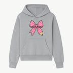 Pink Bow with Pencil Design, Cute Stationery Decor, Gift for Teachers, School Supplies, Arts and Crafts, Kawaii Aesthetic Accessories - Hoodie 1758093365841.jpg