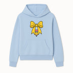 Yellow Bow and Pencil Graphic Art Print, Cute Back to School Decor, Creative Classroom Wall Art, Kids Room Decoration - Hoodie 1758093365988.jpg