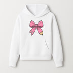 Pink Bow with Pencil Design, Cute Stationery Decor, Gift for Teachers, School Supplies, Arts and Crafts, Kawaii Aesthetic Accessories - Hoodie 1758093366037.jpg