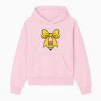 Yellow Bow and Pencil Graphic Art Print, Cute Back to School Decor, Creative Classroom Wall Art, Kids Room Decoration - Hoodie 1758093366182.jpg