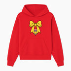 Yellow Bow and Pencil Graphic Art Print, Cute Back to School Decor, Creative Classroom Wall Art, Kids Room Decoration - Hoodie 1758093366711.jpg