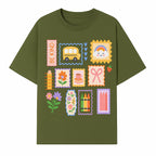 Colorful School-Themed Stickers Set - Be Kind, Cute Bus, Flowers, Crayons, and More for Kids' Crafts, Scrapbooking, and Journaling. - T-shirt 1758093366905.jpg