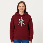Checkered Bow and Pencil Wall Art Decor - Back to School Classroom Decoration, Cute Student Gift, Teacher Appreciation - Hoodie 1758093367026.jpg