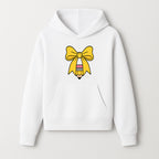 Yellow Bow and Pencil Graphic Art Print, Cute Back to School Decor, Creative Classroom Wall Art, Kids Room Decoration - Hoodie 1758093367032.jpg