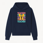 Teacher Appreciation Gift Tee with Cute Yellow Bow and Colorful Text Design - Perfect for Back to School or Holiday Gifts - Hoodie 1758093368060.jpg