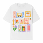 Colorful School-Themed Stickers Set - Be Kind, Cute Bus, Flowers, Crayons, and More for Kids' Crafts, Scrapbooking, and Journaling. - T-shirt 1758093368358.jpg