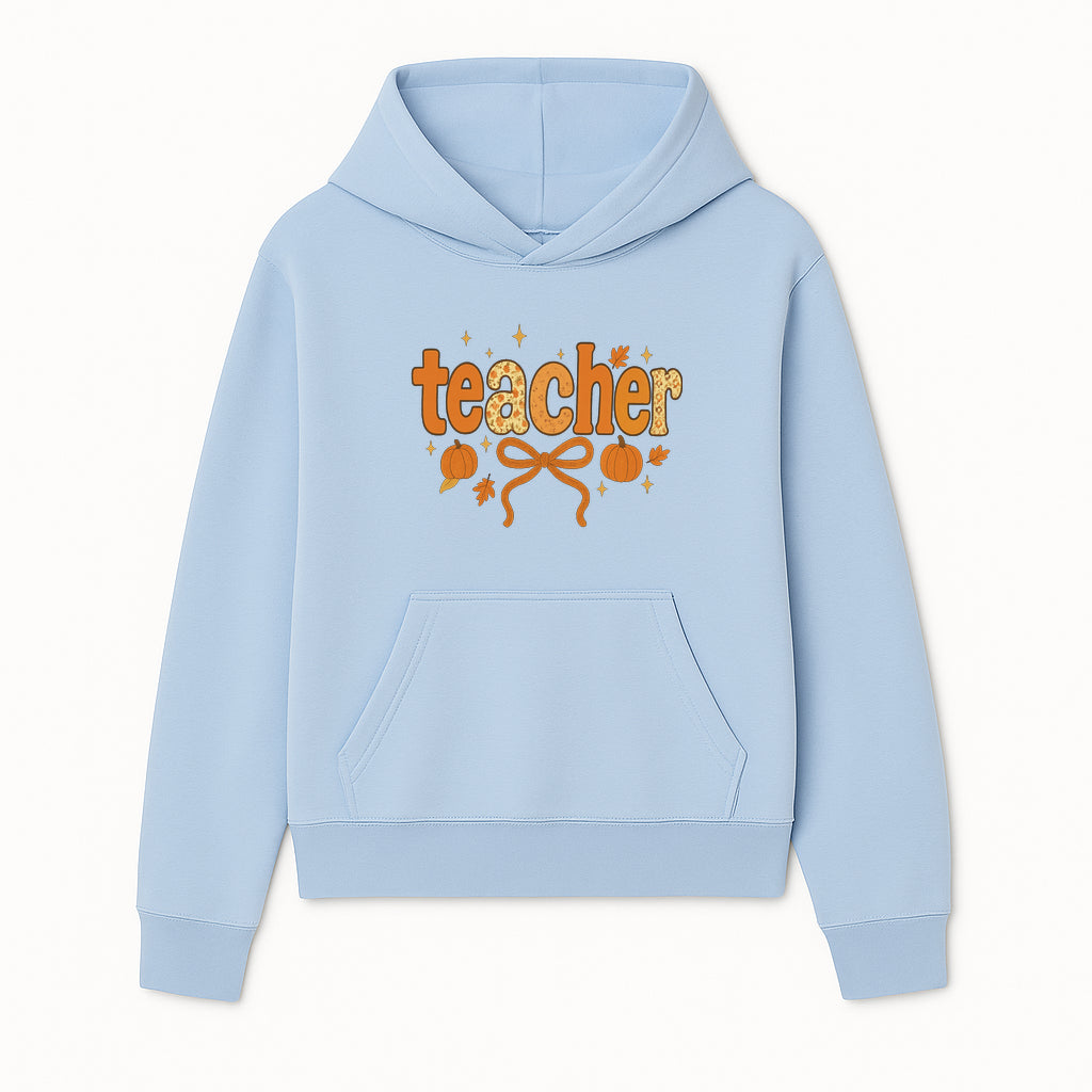 Fall Teacher Decor, Pumpkin Autumn Theme, Cute Teacher Gift, Seasonal Classroom Art, Educational Wall Decor, Cheerful Teacher Sign - Hoodie 1758093369563.jpg