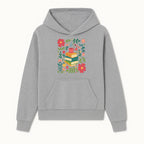 Whimsical Book Stack with Coffee and Flowers Art Print - Cozy Reading Decor for Home or Office - Hoodie 1758093369652.jpg